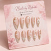 Ivory Blossom Bridal Press-On Nails