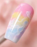 Pastel Marble Dream Nails