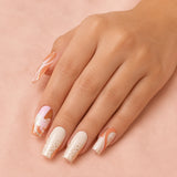 Terracotta Swirl Press-On Nails