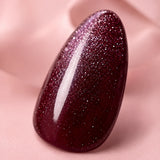 Wine Shimmer Press-On Nails