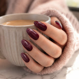 Wine Shimmer Press-On Nails